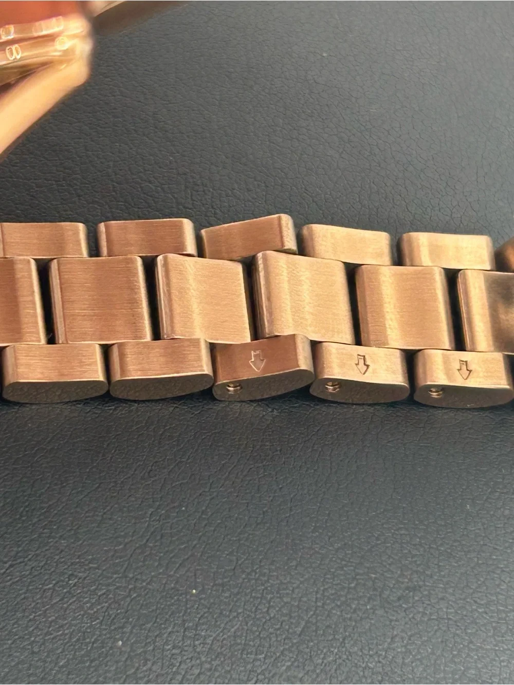 Michael Kors Rose Gold and White Crystal Accent Women's Watch